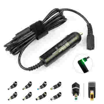 Universal Laptop Car Power Adapter with USB Charger